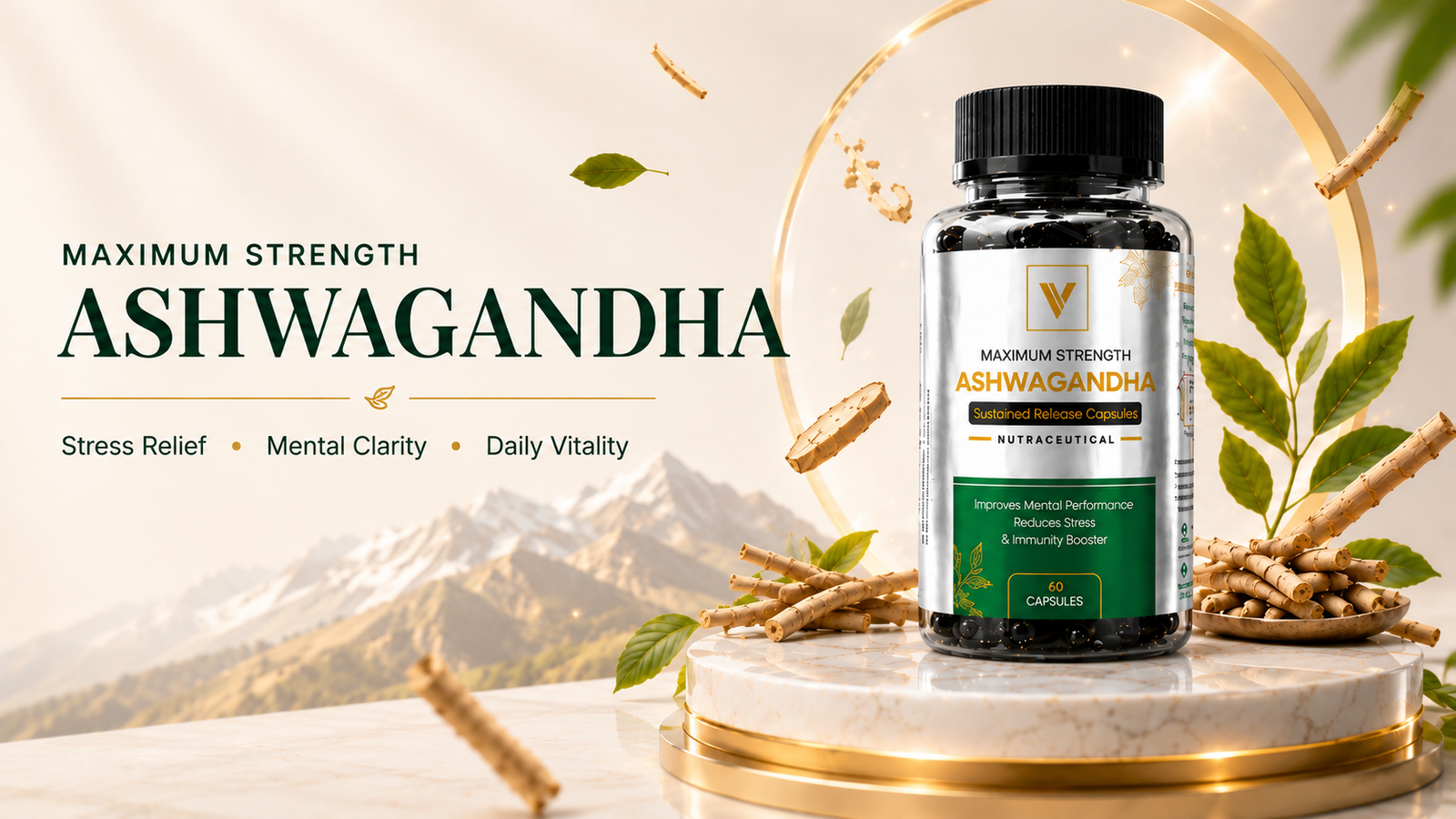 Premium KSM-66 Ashwagandha